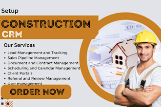 setup construction CRM jobnimbus buildertrend coconstruct houzz pro procore sage