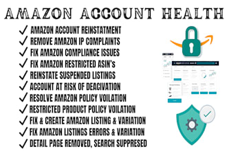 fix amazon account health issue, ip complaints, account violation, reinstatement