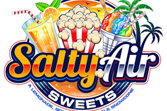 design excellent popcorn logo