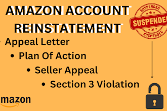 write appeal letter amazon reinstatement letter plan of action amazon suspension