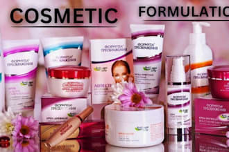 help you create your personal organic and vegan cosmetic formulation