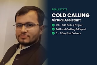 be your real estate cold caller and appointment setter