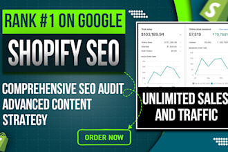 do complete shopify seo for google top ranking to increase organic sales
