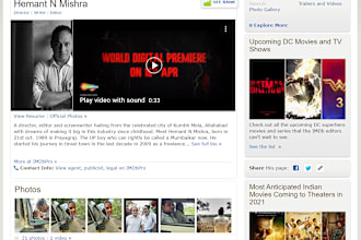 add or update your film and provide ratings on imdb