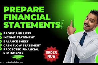 prepare financial statements, profit and loss, balance sheet