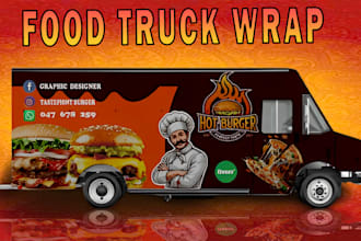 do unique food truck wrap trailer wrap vehicle wrap car wrap