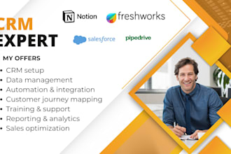 setup hubspot salesforce freshworks notion zoho pipedrive freshsales miro
