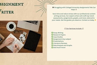 create assignments case studies presentations data analysis