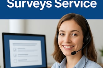 conduct your telephone surveys and customer surveys