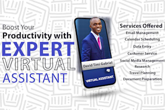 be your pro virtual assistant for email, data entry, and admin tasks