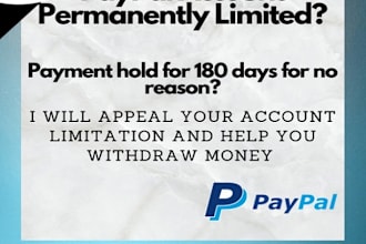 reinstate your paypal limitation and reinstate suspended account wise suspension