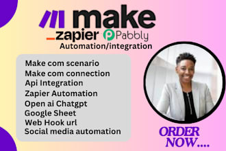 setup make com automation made com using zapier pabbly airtable