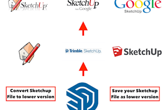 convert sketchup file to older version