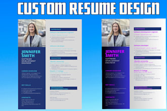 do professional resume, CV design, template for resume and cv