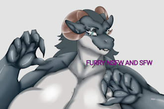 draw your fursona, nsfw and sfw
