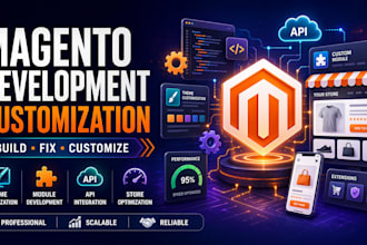 do magento development and any type of customization