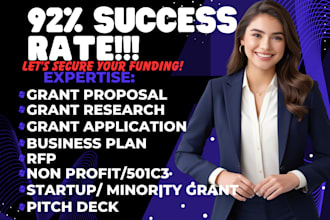 write grant proposal grant research application rfp business plan