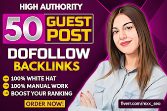 write and publish high da guest post with seo dofollow high authority backlinks