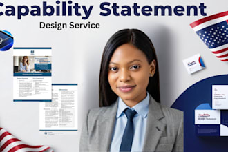 create government contract capability statement business plan for mbe, wosb, sba