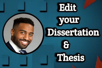edit your thesis and dissertation perfectly