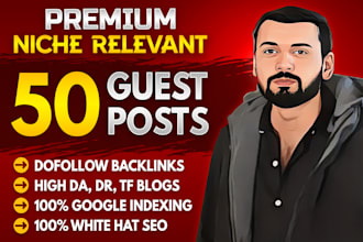 write and publish high da guest posts with contextual dofollow SEO backlinks
