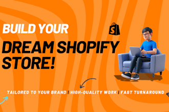 shopify store setup, design, and launch
