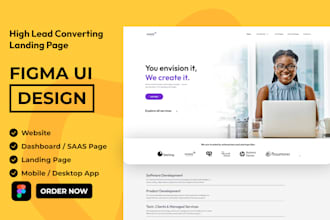 do figma website design, website UI UX, and website mockup