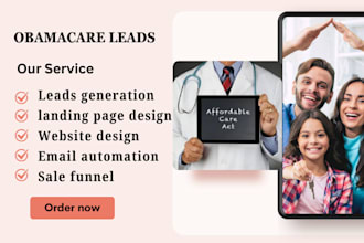generate obamacare leads obamacare aca affordable art care obamacare leads