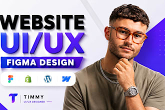 do figma website UI UX design, shopify ui ux, landing page, saas dashboard ui