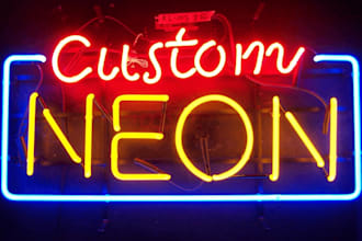 design neon sign shopify store neon light neon store neon website neon light