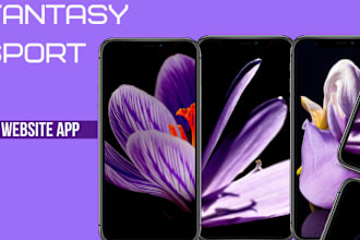 develop fantasy bet app, fantasy sport app, sport bet app, tournament website