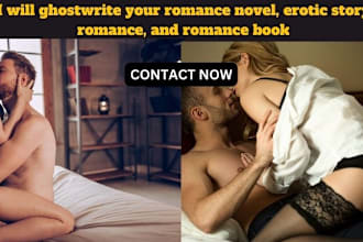 do erotic writing, erotic story, romance story, erotica, ghostwriting, erotic