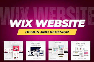 wix website design redesign wix website wix website