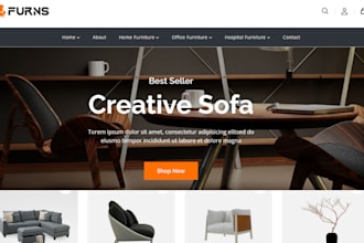 design furniture shopify store sofas interior design home decoration website