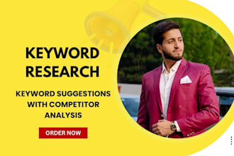do keyword research for website with competitor analysis