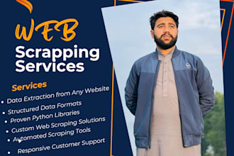 provide web scraping, data extraction, automation services