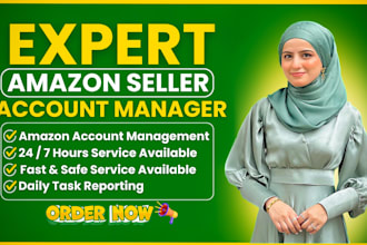 be your professional amazon fba seller central expert virtual assistant VA