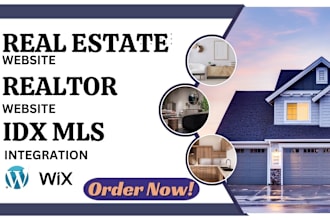 design realtor, agent investor, real estate wordpress website integrate idx mls