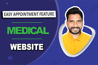 create wordpress website design, medical and healthcare website
