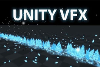 create vfxs and shaders, using unity vfxs and shader graphs, skybox for game