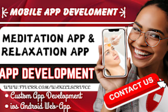 build relaxation app, yoga meditation app, rest mobile app development