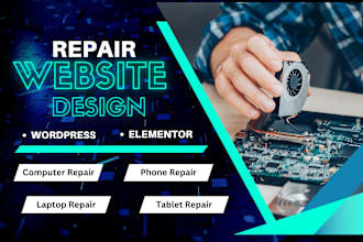 design computer repair, laptop repair, phone repair website