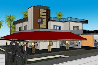 create professional sketchup 3d models
