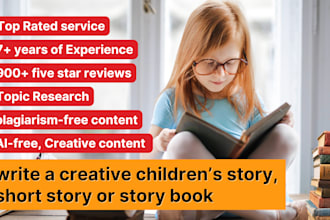 ghostwrite a children story book