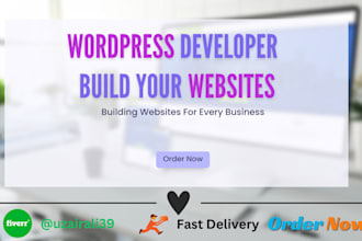 design responsive wordpress websites or elementor pro expert
