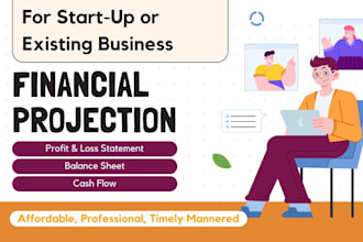 do financial projection using 3 pro forma financial statement