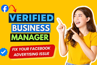 create fresh verified fb business manager and ads account