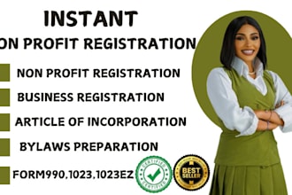 start non profit registration, ein,501c3 tax exempt  status, form990, form1023ez