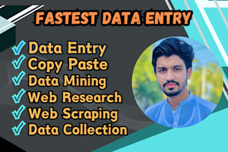 do fastest data entry, copy paste in 24 hours