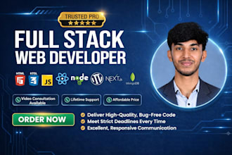 be your react, nextjs, wordpress website developer for responsive landing pages